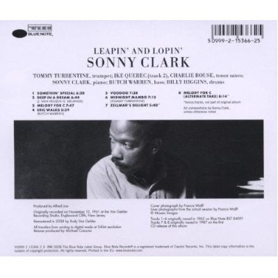 Sonny Clark : Leapin' And Lopin' (CD, Album, RE, RM)