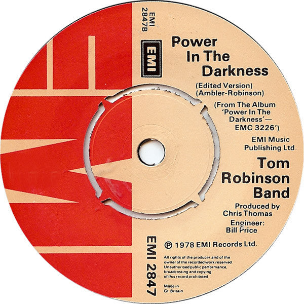 Tom Robinson Band : Too Good To Be True (7", Single)