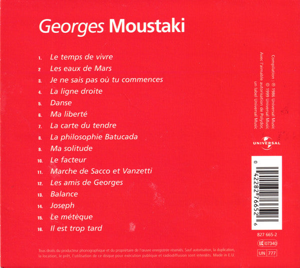 Moustaki* : Moustaki (CD, Comp, RE, RM)