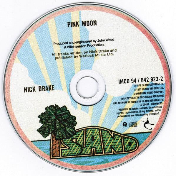 Nick Drake : Pink Moon (CD, Album, RE, RM)