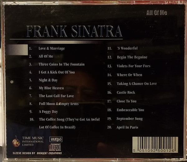 Frank Sinatra : All Of Me (CD, Comp)