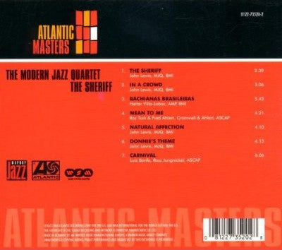 The Modern Jazz Quartet : The Sheriff (CD, Album, RE)