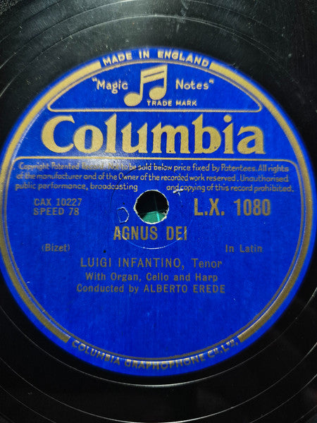 Luigi Infantino : Ingemisco / Agnus Dei (Shellac, 12")