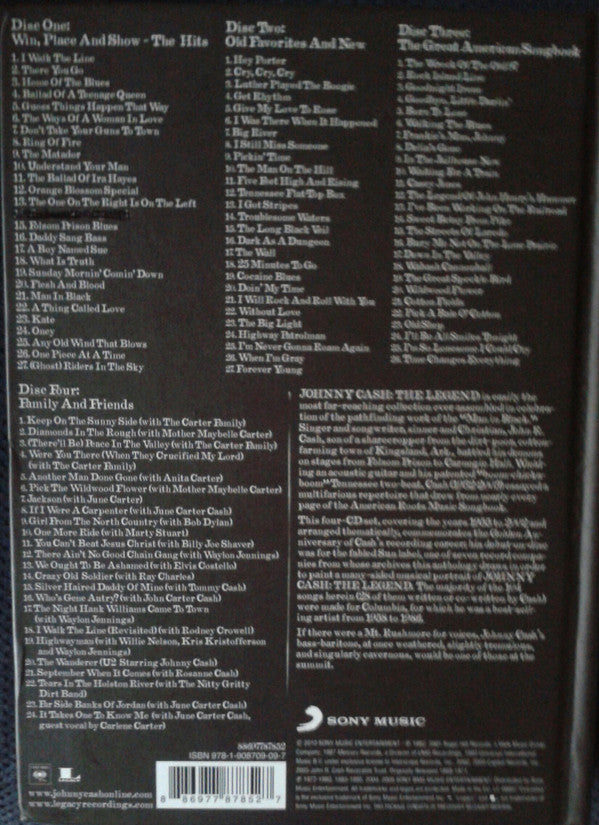 Johnny Cash : The Legend (5xCD, Comp + DVD-V + Box, Num + Ltd, Num)