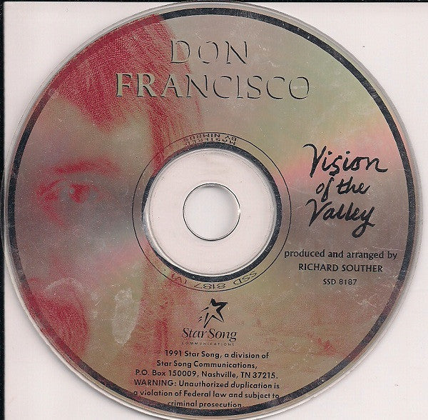 Don Francisco (2) : Vision Of The Valley (CD, Album)