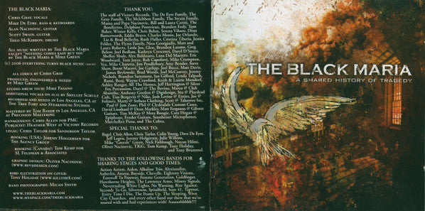 The Black Maria : A Shared History Of Tragedy (CD, Album)