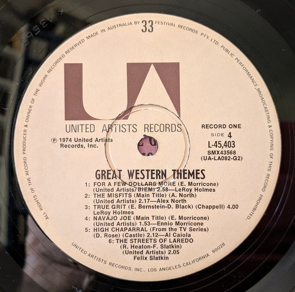 Various : Great Western Themes (2xLP, Comp, Gat)