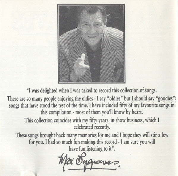 Max Bygraves : 50 Golden Years (CD, Comp)