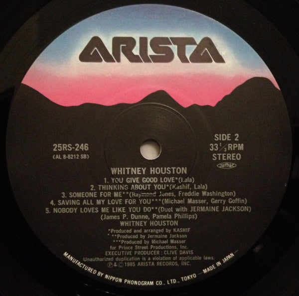 Whitney Houston : Whitney Houston = そよ風の贈りもの (LP, Album, RP)