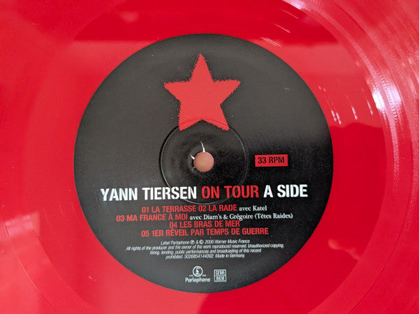 Yann Tiersen : On Tour (LP, RSD, Red)