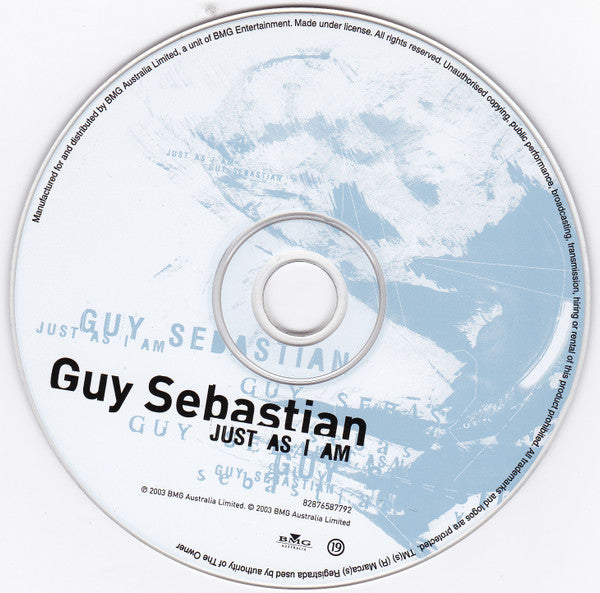 Guy Sebastian : Just As I Am (CD, Album)