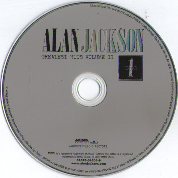 Alan Jackson (2) : Greatest Hits Volume II (Disc 1) (DVD-V, Comp, NTSC)