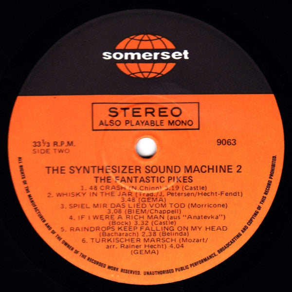 The Fantastic Pikes : The Synthesizer Sound Machine 2 (LP, Album)