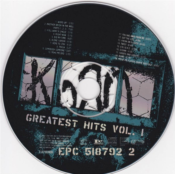 Korn : Greatest Hits Vol. 1 (CD, Comp)
