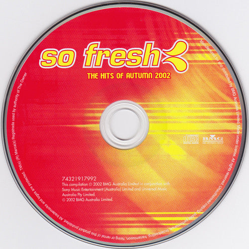 Various : So Fresh: The Hits Of Autumn 2002 (CD, Comp)