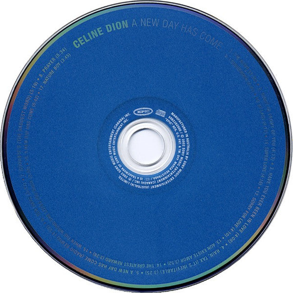 Céline Dion : A New Day Has Come (CD, Album)