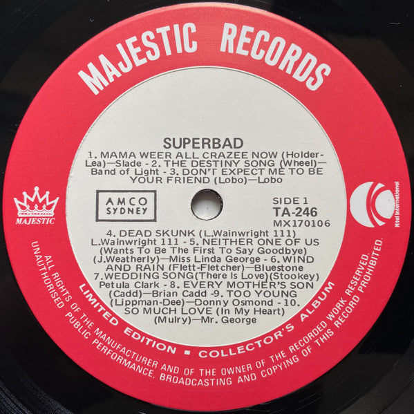 Various : Super Bad (LP, Comp, Ltd)