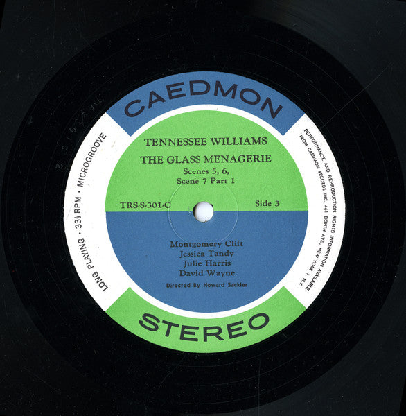 Tennessee Williams : The Glass Menagerie (2xLP + Box)