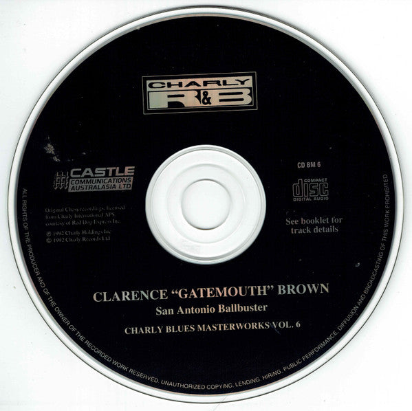 Clarence "Gatemouth" Brown : San Antonio Ballbuster (CD, Album)