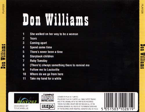 Don Williams (2) : Don Williams (CD, Comp)