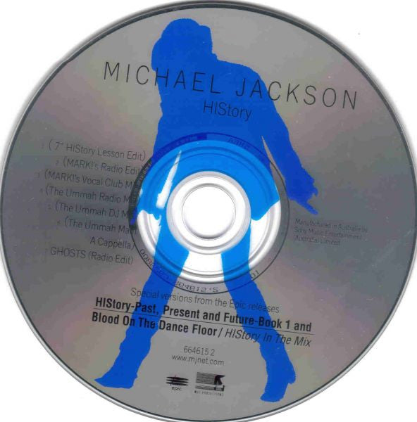 Michael Jackson : HIStory / Ghosts (CD, Maxi, Car)
