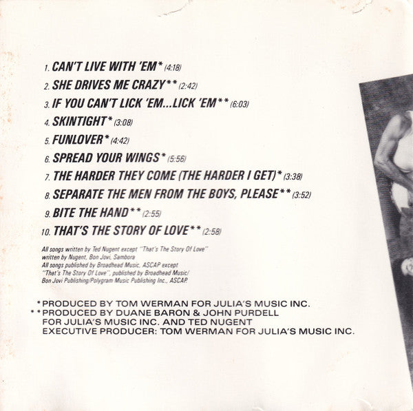 Ted Nugent : If You Can't Lick 'Em... Lick 'Em (CD, Album)