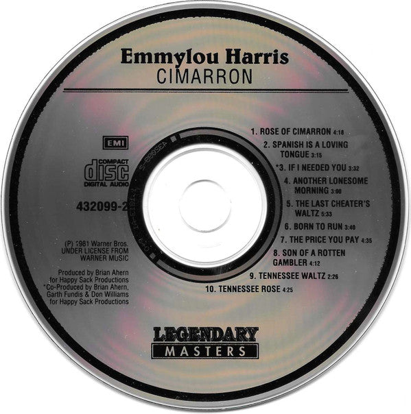 Emmylou Harris : Cimarron (CD, Album, RE)