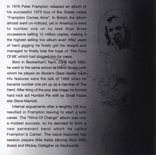 Peter Frampton : Shows The Way (CD, Comp, RE)