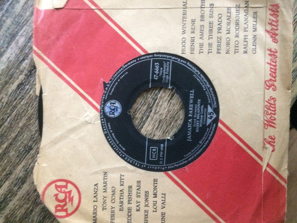 Harry Belafonte : Jamaica Farewell (7", Single)
