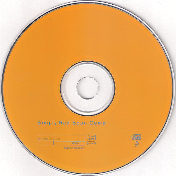 Simply Red : Soon Come (CD, Promo)