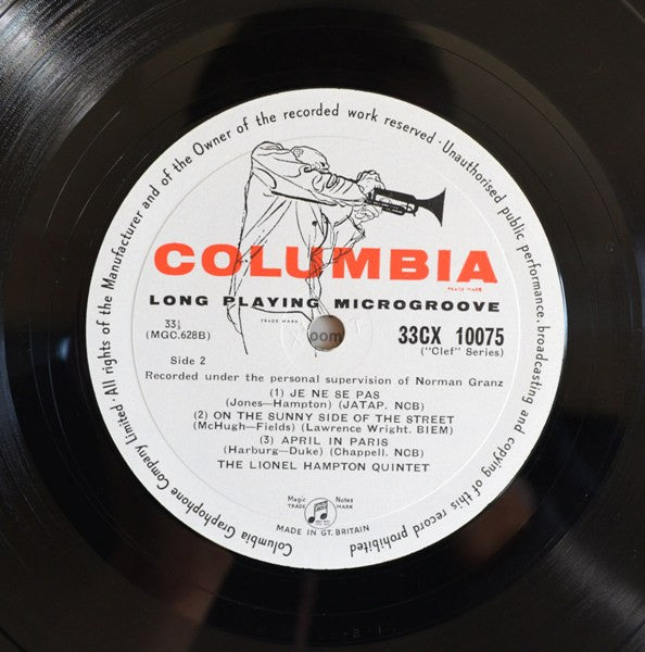 The Lionel Hampton Quintet* : The Lionel Hampton Quintet (LP, Album, Mono)