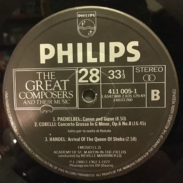 Various Performed By The Academy Of St. Martin-in-the-Fields And I Musici : A Baroque Festival (LP, Comp)