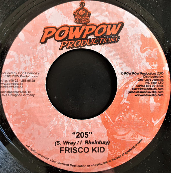 Lukie D / Frisco Kid : Sexy Girl / 205 (7")