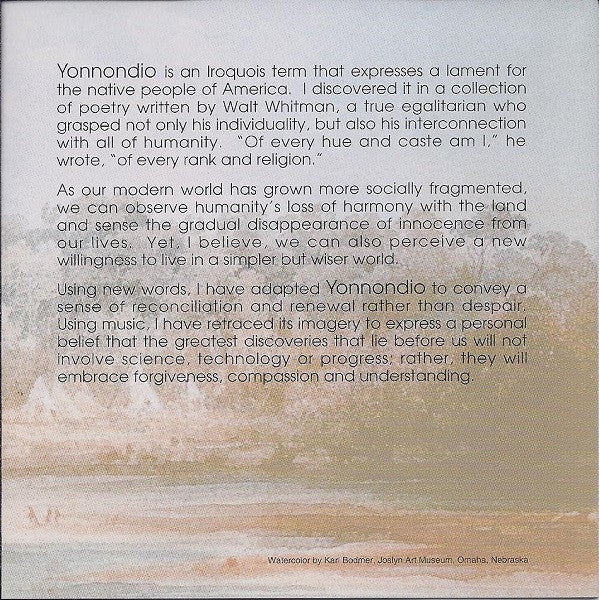 Peter Buffett : Yonnondio (CD, Album)