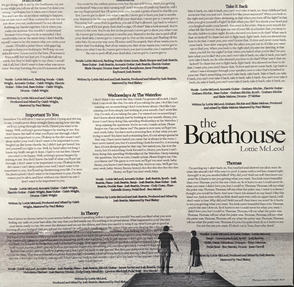 Lottie McLeod : The Boathouse (12", EP, Ltd)
