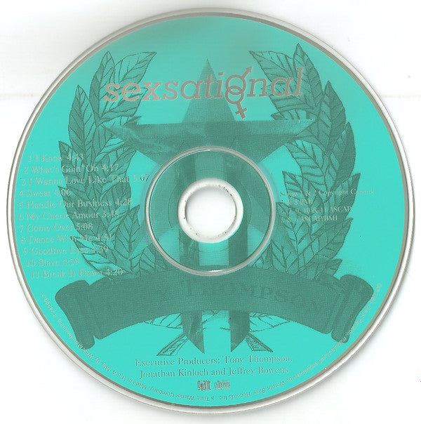 Tony Thompson (4) : Sexsational (CD, Album)
