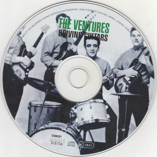 The Ventures : Driving Guitars (CD, Album, Comp)