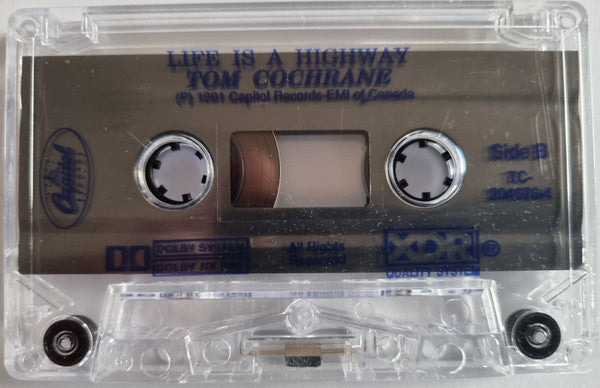 Tom Cochrane : Life Is A Highway (Cass, Single)