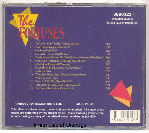 The Fortunes : Greatest Hits (CD, Comp)