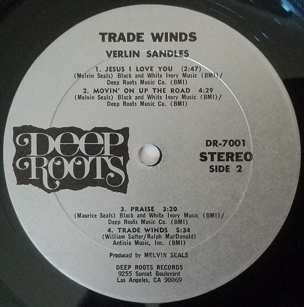 Verlin Sandles : Trade Winds (LP, Album)