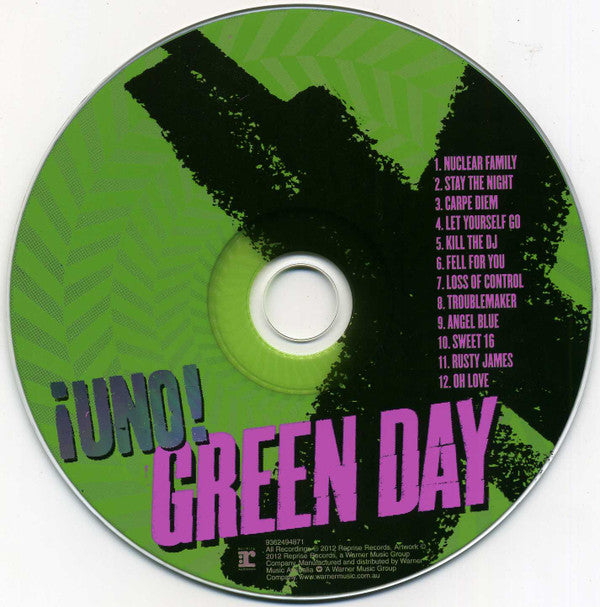 Green Day : ¡Uno! (CD, Album)