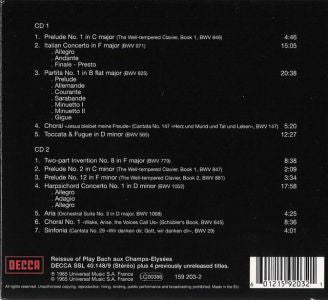 Jacques Loussier, Pierre Michelot, Christian Garros : Play Bach Aux Champs-Élysées (2xCD, Album, RE, Dig)