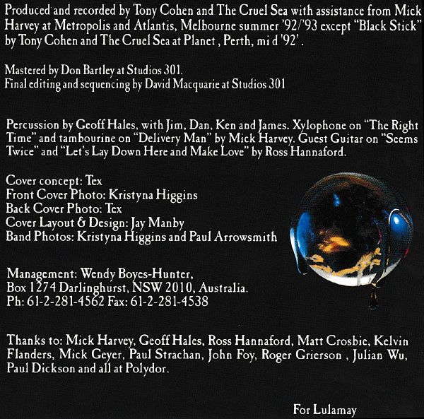 The Cruel Sea : The Honeymoon Is Over (CD, Album)