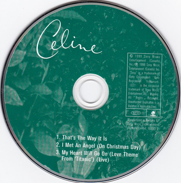 Celine Dion* : That's The Way It Is (CD, Single)