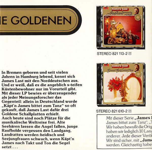 James Last : Käpt'n James Bittet Zum Tanz (CD, Album, RE, RP)