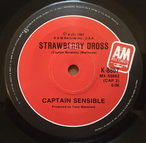 Captain Sensible : Wot! (7", Single)