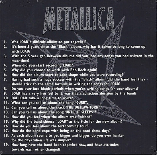 Metallica : Load (CD, Album + CD + Ltd)