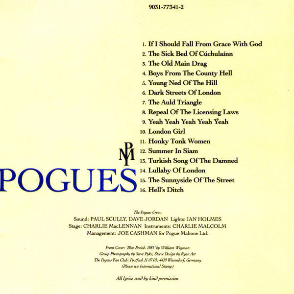 The Pogues : The Rest Of The Best (CD, Comp, RE)