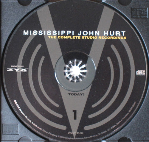 Mississippi John Hurt : The Complete Studio Recordings (CD, Album, RE, RM + CD, Album, RE, RM + CD, Album,)