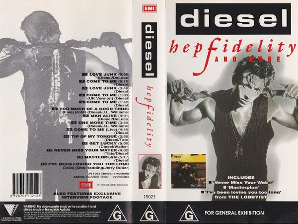 Diesel (3) : Hepfidelity And More (VHS, PAL)